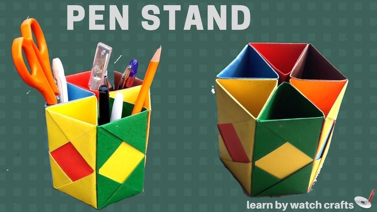 Make a Pen Stand at Your Home (DIY) |Learn By Watch Crafts