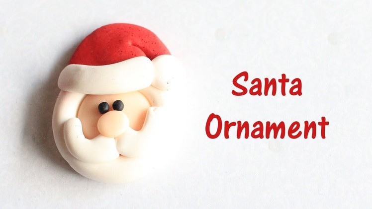 Santa Clause Christmas Ornament DIY. VLOGMAS DAY 18