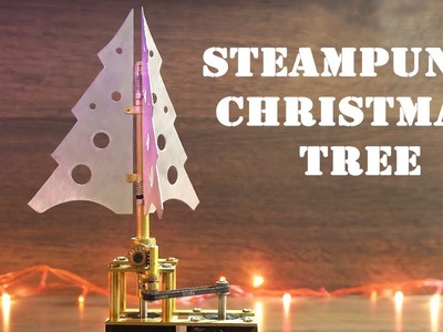 Steampunk Christmas tree. DIY + Lathe