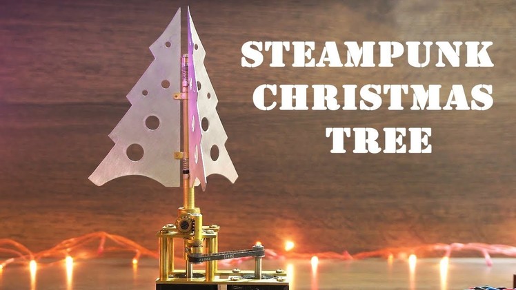 Steampunk Christmas tree. DIY + Lathe