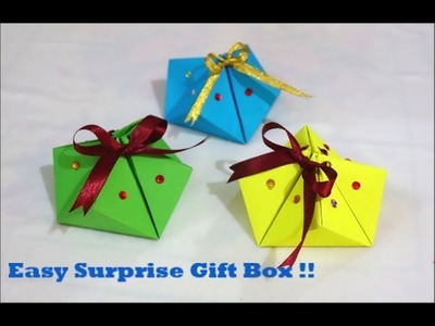 Surprise Gift Box Tutorial ~ DIY Gift for Mother's.Father's Day,Birthday,Valentine's day ~ Tutorial