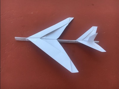 Swept Wing Paper Airplane DIY