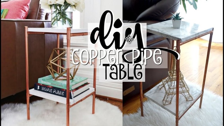 TESTING PINTEREST DIY COPPER PIPE MARBLE TABLE | EASY DIY