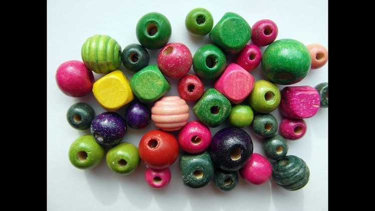 What to do with silk thread beads. easy way in home.diy