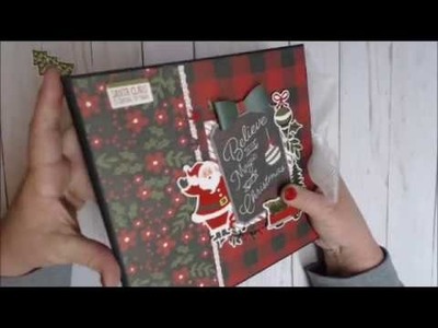 A Perfect Christmas Chipboard cover Folio