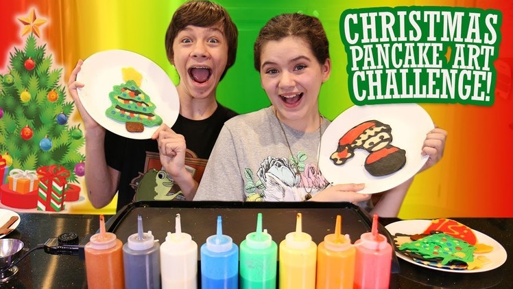 ???? Christmas Pancake Art Challenge! ????