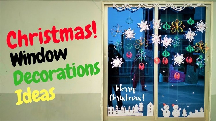 Christmas Party Special ❤Christmas Window Decorations Ideas ❤Surprise Christmas Ornaments ❤Snowflake