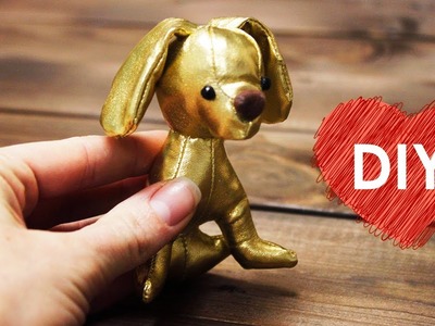 Cute gold dog DIY