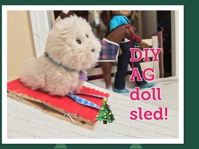 DIY AG doll Sled!!