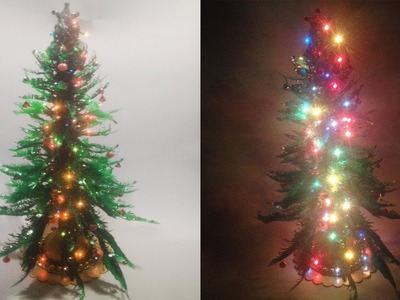 Diy Christmas Tree #Using Waste Plastic Bottles