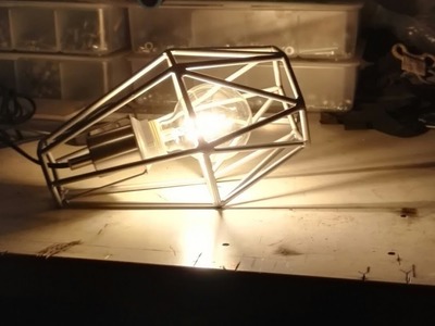 DIY diamond lamp.