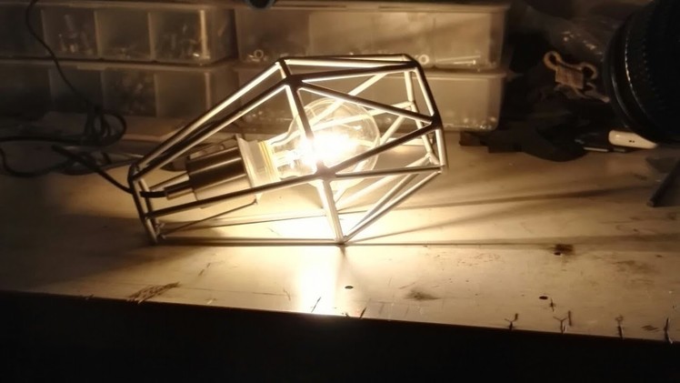 DIY diamond lamp.