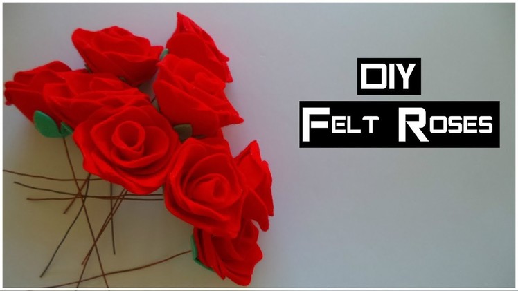 DIY: Felt Roses | My Crafting World