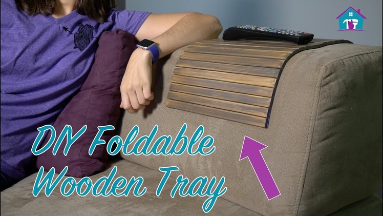 DIY Flexible Wooden Sofa Tray