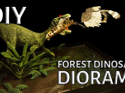 DIY Forest Dinosaur Diorama With Fun Facts!