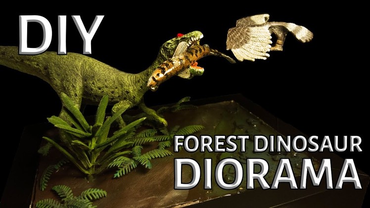 DIY Forest Dinosaur Diorama With Fun Facts!