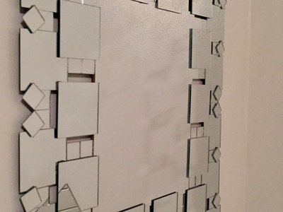 DIY | Frameless Decorative Wall Mirror