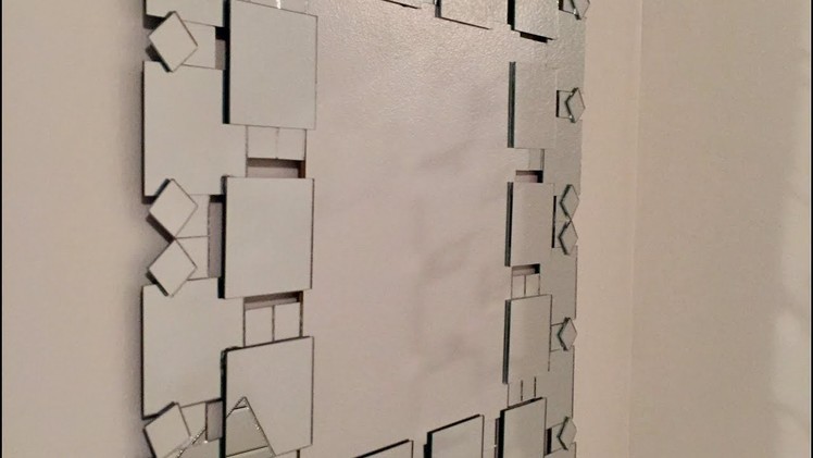 DIY | Frameless Decorative Wall Mirror