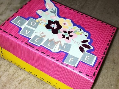 Diy gift making | Photo box making | photo pull out box making | ladder box making by FeelBox