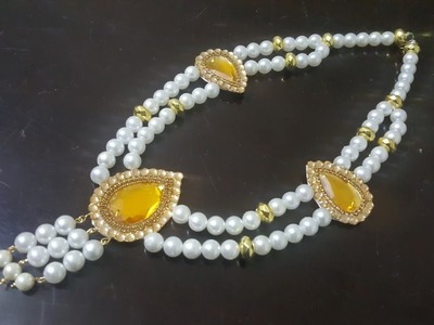 (DIY)HOW TO MAKE DESIGNERS WEAR PEARL NECKLACE THE STUNNING HANDMADE'S.THE STUNNING HANDMADE'S. 