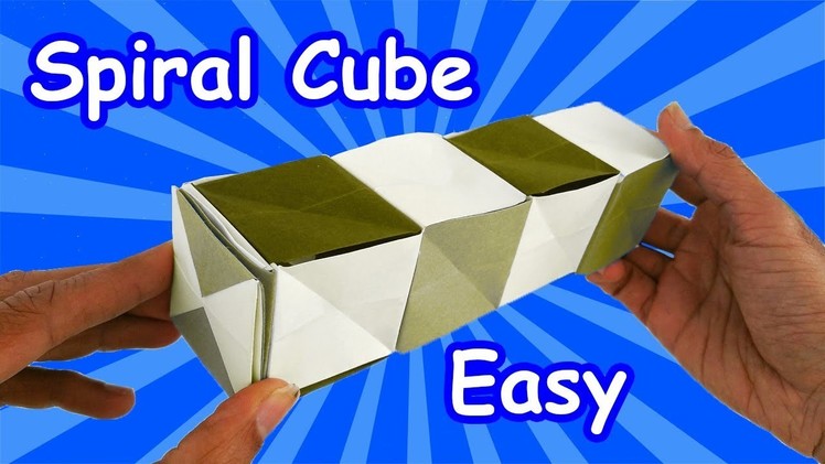 DIY Magic Spiral Cube