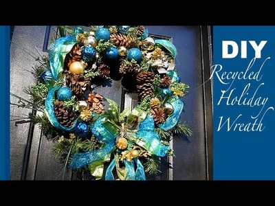 DIY | Recycled Holiday Wreath