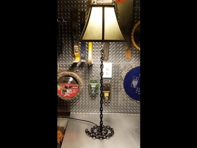 DIY Table Lamp (Chain Link)