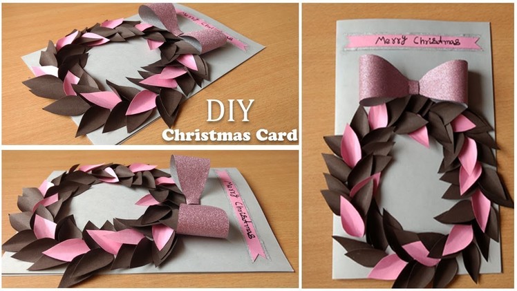 Easy handmade christmas card tutorial | CHRISTMAS DECORATION