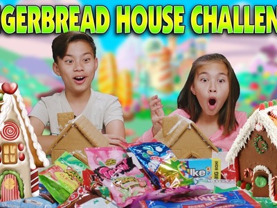 GINGERBREAD HOUSE CHALLENGE!!! Making DIY Extreme Candy Houses!