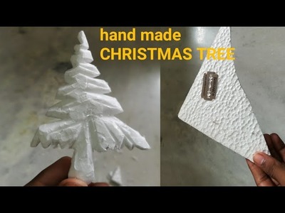 Handmade CHRISTMAS TREE with thermocol