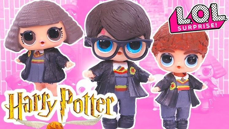 HARRY POTTER ???? Custom LOL SURPRISE DOLLS Series 2 ✨ with HERMIONE & RON