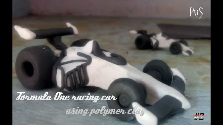 How to make a Formula one racing car. tutorial using polymer clay
