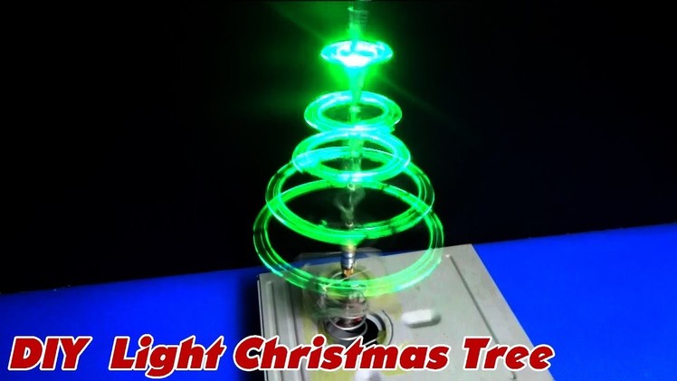 How to make a Sparkling LED Light Christmas Tree