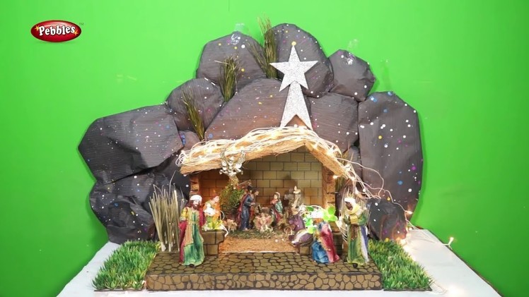 How to Make Easy Christmas Crib in Tamil - DIY Nativity Scene | CHRISTMAS CRIB MAKING | Type -2