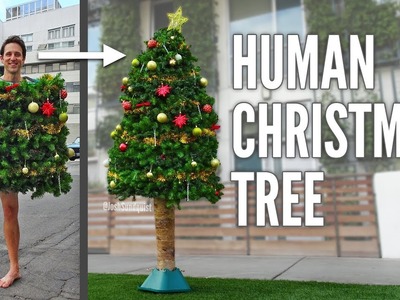Human Christmas Tree