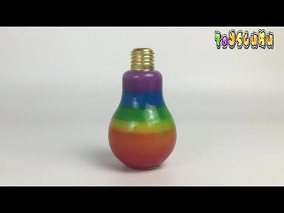 If You Are Happy Learn Colors For Kids How To Make Rainbow Colors Light Bulb Toys Nursery Rhymes