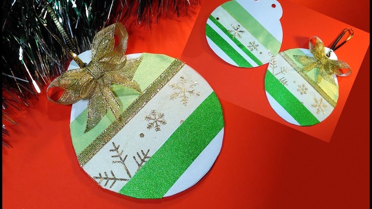 Last minute Easy Christmas gift card with pockets. Christmas greeting card.