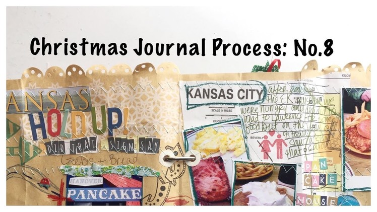 Mini Christmas Album: Holiday Junk Journal With Me Part 8:  Unique Scrapbook