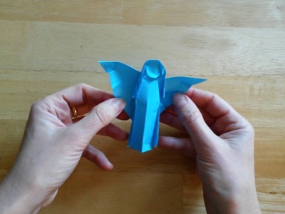 Origami Angel by John Smith (Streatham Library Christmas Origami)