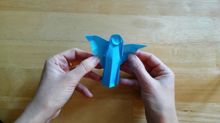 Origami Angel by John Smith (Streatham Library Christmas Origami)