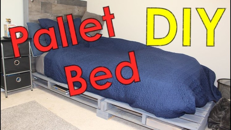 Pallet Bed Frame - Easy DIY Pallet Projects
