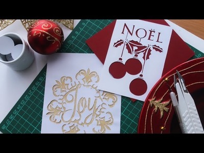 Papercut card Inspiration | Christmas. Noel card
