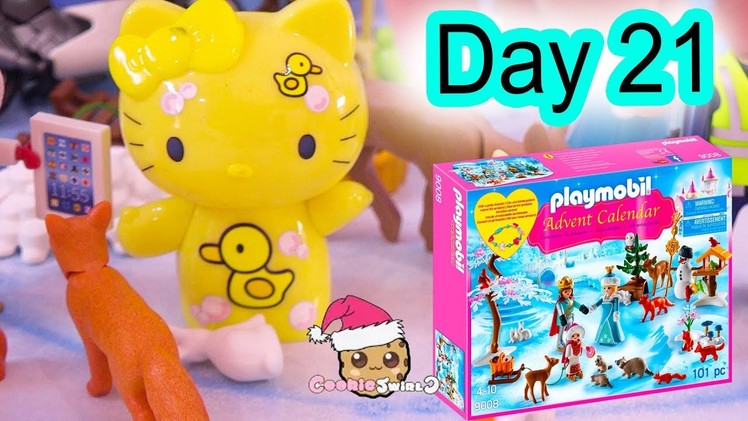 Playmobil Holiday Christmas Advent Calendar Day 21 Cookie Swirl C Toy Surprise Video
