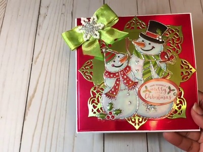 Quick Christmas Cards Using Dollar General Stickers