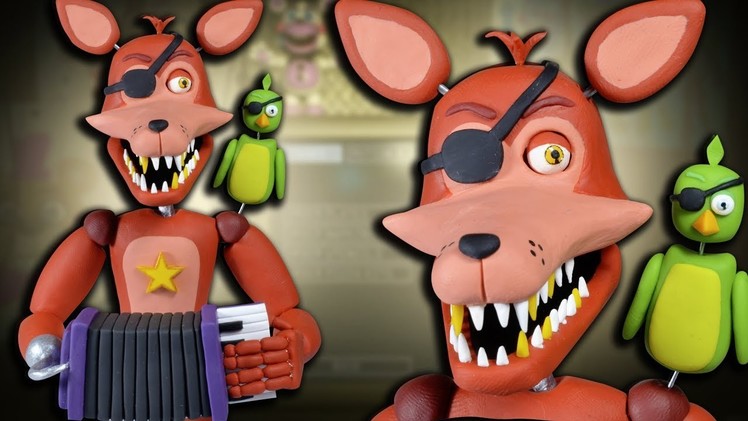 ROCKSTAR FOXY ★ FNAF 6 (Freddy Fazbear's Pizzeria Simulator) ➤ Tutorial ✔ Polymer clay