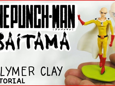Saitama. Caped Baldy - One-Punch Man - Polymer Clay Tutorial
