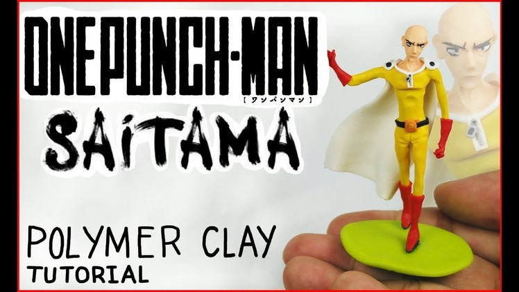 Saitama. Caped Baldy - One-Punch Man - Polymer Clay Tutorial