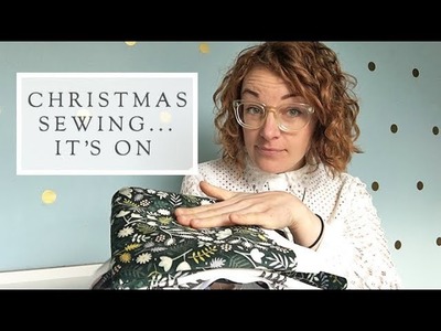 Sewing for Christmas with Spoonflower || The Fold Line