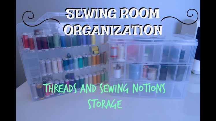 SEWING ROOM ORGANIZATION IDEAS, DECLUTTER WITH ME