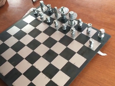 The nuts and bolts diy chess set